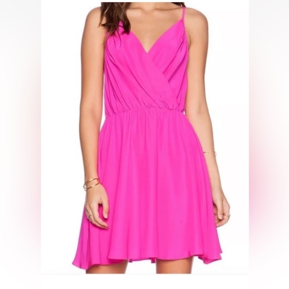 Amanda Uprichard Fuchsia Mini Dress